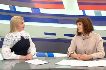 Активист Курганского отделения Союза православных женщин дала интервью на ГТРК 