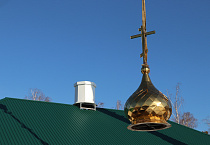 Митрополит Даниил освятил купол для храма блаженной Матроны в пригороде Кургана