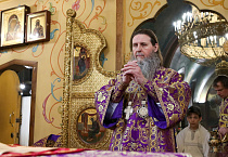 Митрополит Даниил совершил Литургию святителя Василия Великого в Александро-Невском кафедральном соборе города Кургана