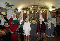 В Кургане на приходе Покрова Пресвятой Богородицы прошёл рождественский праздник «Дети славят Бога»