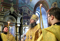 Митрополит Даниил совершил первую в Новом году Божественную литургию