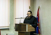 В Кургане иеромонах Афанасий (Коренкин) прочитал лекцию для пограничников