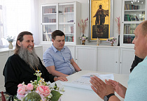 Митрополит Даниил встретился с главой Половинского округа Вадимом Меньщиковым