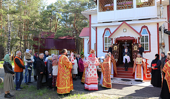 Литургия в престольный праздник Георгиевского храма