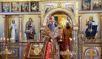 Чин закладки храма иконы Божией Матери Казанская в Чимеевском монастыре