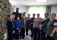 В селе Глядянском священник благословил женщин-волонтёров на благое дело