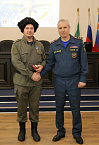 Курганские священник  и казаки награждены памятной медалью МЧС
