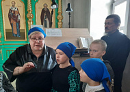 Воспитанники воскресной школы при Чимеевском мужском монастыре начало Великого поста отметили  пением на клиросе