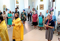 Митрополит Даниил совершил Литургию в храме села Межборное