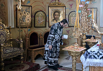  В четверг  Великопостной недели митрополит Даниил совершил уставное богослужение