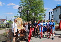 Православные жители села Частоозерье в День Победы провели  забег с иконой