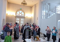 В Троицком соборе Кургана совершено второе великопостное Елеосвящение