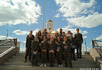 Курганские кадеты посетили Свято-Троицкий собор