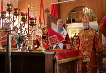 Митрополит Даниил возглавил Божественную литургию в Свято-Троицком женском монастыре села Верхняя Теча