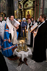 Митрополит Даниил совершил праздничную Литургию и великое водосвятие в день Крещения Господня
