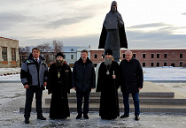 Митрополит Даниил вместе с представителями «Росатома» посетил Далматовский монастырь
