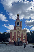 Литургия в храме Иоанна Кронштадтского села Кетово