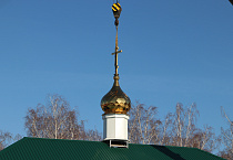 Митрополит Даниил освятил купол для храма блаженной Матроны в пригороде Кургана