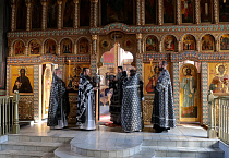 Митрополит Даниил совершил Литургию в день памяти преподобного Серафима Вырицкого