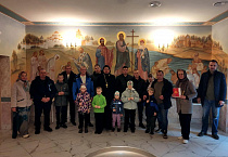 Группа молодежи  из Притобольного  района побывала  с экскурсией в Троицком соборе Кургана
