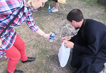 На слёте православной молодежи презентовали проект Курганской епархии и провели экологическую акцию 