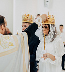 В новом Свято-Троицком соборе города Кургана совершено первое венчание
