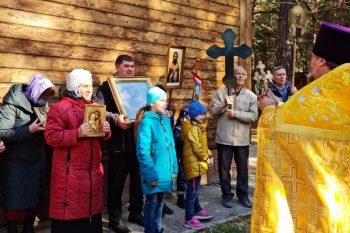 В Георгиевском храме на воскресной службе детей было больше, чем взрослых