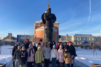 В Зауралье сельские школьники побывали в храме города Кургана