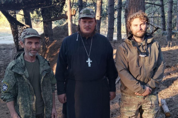 Курганский священник второй раз отправился добровольцем на фронт для окормления воинов