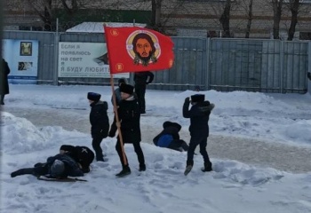 В Кургане воспитанники воскресной школы участвовали в военно-патриотической игре