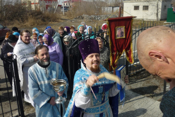 Престольный праздник отметили прихожане Благовещенского храма Кургана