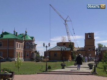 Сюжет мидиахолдинга "Область 45" о ходе строительства храма в честь Казанской иконы Божией Матери