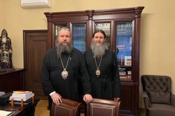 Митрополит Даниил обсудил с Управляющим делами Московской Патриархии жизнь Курганской епархии