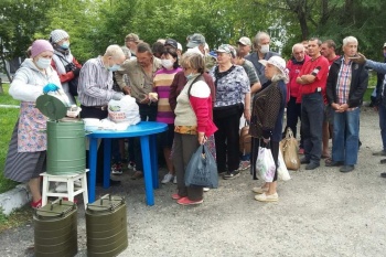 В городе Кургане продолжается работа по проекту «Социальный пункт «Сквер Милосердия» 