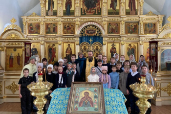 В Кургане четвероклассники из пятой школы побывали в Порт-Артурском храме