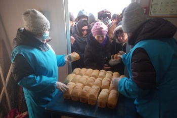 В курганском «Сквере Милосердия» за февраль выдано более 700 порций обедов