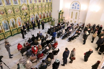 В праздник Крещения Господня ансамбль «Дорос» выступил в Троицком соборе Кургана