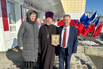 Курганский священник поздравил Кетовский район с 80-летием со дня образования