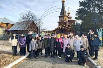 В храме Сергия Радонежского посёлка КГСХА состоялась экскурсия для воспитанников лицея