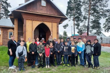 В Зауралье участники слёта посетили православный храм