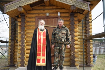 Новый варгашинский настоятель посетил часовню в селе Шастово