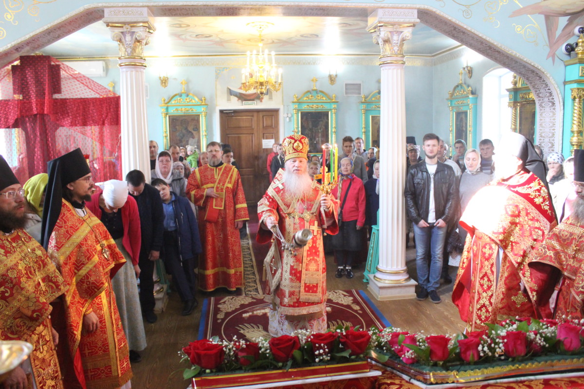 3 мая, в пятницу Светлой седмицы, митрополит Курганский и Белозерский Иосиф, священно-архимандрит Свято-Казанского Чимеевского монастыря, посетил обитель