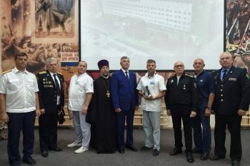 Курганский священник принял участие в мероприятии Областного госпиталя ветеранов воин