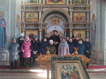 Сельские школьники побывали в Частоозерском храме