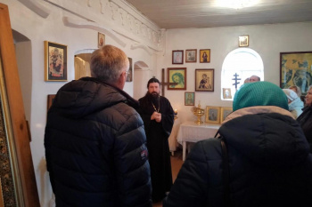 В храме села Половинное побывали члены Курганского Союза «Чернобыль»