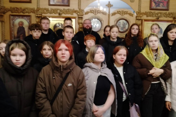 В Кургане 7-классники посетили храм и воскресную школу