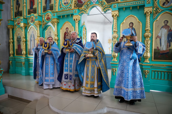 В Чимеевском монастыре престольный праздник отметили богослужением в новом храме