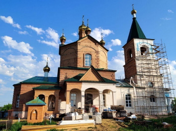 Строительство нового Казанского храма в Чимеево завершится летом