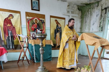Варгашинский священник совершил Литургию в дальнем селе