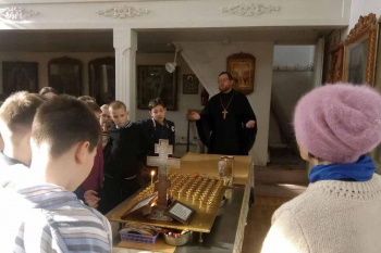 В Рождественском храме Кургана побывали 4-классники